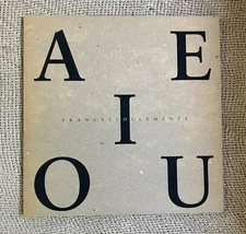 The Vowels AEIOU  Francesco Clemente Dia Art Foundation 1989 Henry Geldzahler