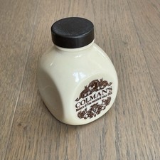 Small Ceramic Colman’s Mustard Jar The Mustard Shop Norwich