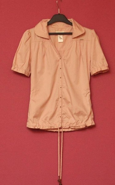Women Diesel Shirt Peach Cotton 38 / M / 46