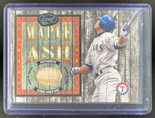 2003 Leaf Alex Rodriguez Maple and Ash Bat #/400 Rangers