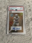 2023 Pro Set Metal Bo Nix Platinum Auto-Gold Mojo 1/1 PSA Gem Mint 10