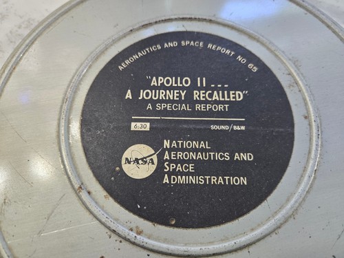 APOLLO 11 NASA A Journey Recalled Special Report No. 65 B&W Video Reel w/ Sound - Imagen 2 de 11