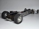 Vintage Aurora K&B 1/24 Slot Car Chassis Aluminum Inline Frame Motor  — photo 4