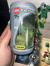 LEGO Technic Bionicle 8535 Toa Mata Lewa 2001 with Great Manual and Canister