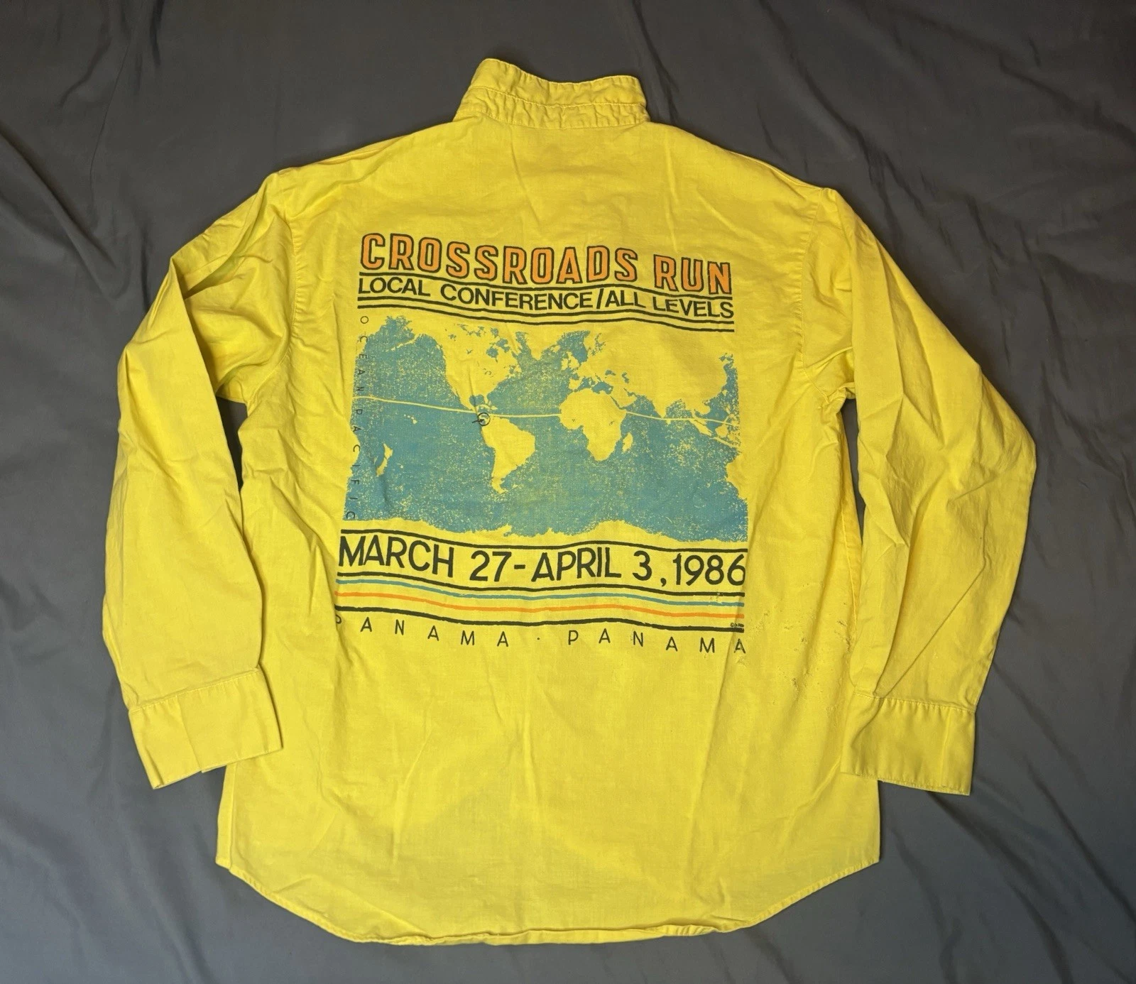 Vintage Ocean Pacific Surf Shirt Mens Medium Yellow 1986 Crossroads Run Button
Opens in a new window