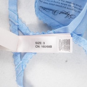 Agent Provocateur Jayce Bra/Suspender/Thong Baby Blue (Set of 3) W Various Sizes