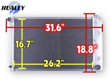 4 Row Aluminum Radiator For 1970-1981 Chevy Camaro 1978-1987 Monte Carlo 4 Row Aluminum Radiator For 1970-1981 Chevy Camaro 1978-1987 Monte Carlo