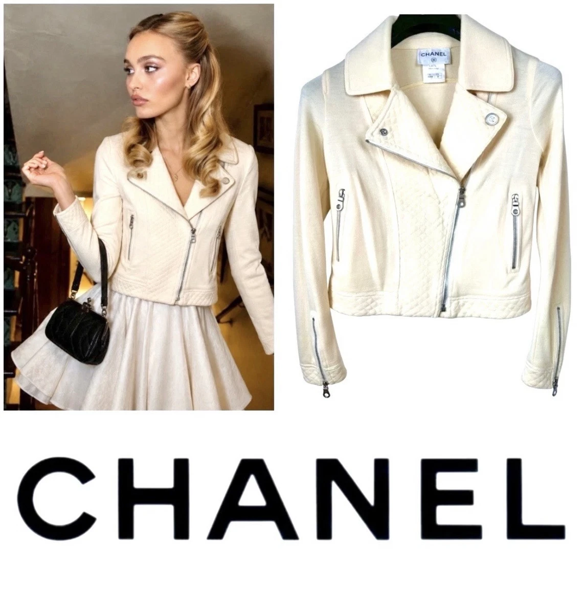 CHANEL Ivory Coats, Jackets & Vests for Women for sale | eBay