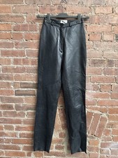 Vintage Vakko Women s Leather Pants,Sz XS, USA 80 s