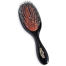 Mason Pearson BN3 handliche Wildschweinborsten Nylonbüschel Haarbürste, Reiniger, Geschenkbox