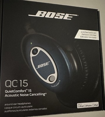 Bose QuietComfort 15 QC15 Noise-Cancelling Headphones Black