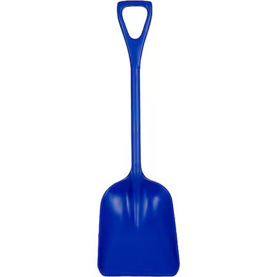 Remco 69813 Hygienic Square Point Shovel, Polypropylene Blade, 23 1/2 In L, Blue