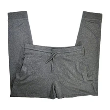 Peter Millar Joggers Mens L Gray Lava Wash Drawstring Pants Performance Stretch 