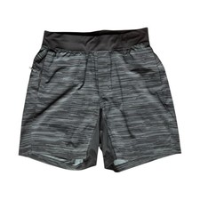 Lululemon Shorts Mens Black Gray Gym Workout Training Activewear Running Medium