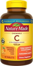 Nature Made Extra Strength Dosage Chewable Vitamin C 90 Count Pack of 1 