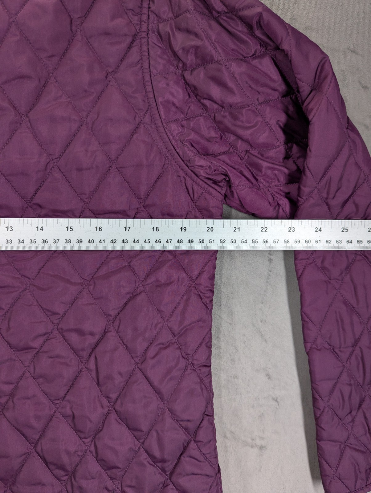 Barbour Liddesdale Quilted Jacket Purple Women’s Size UK 12 Lightweight image 8