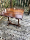 vintage brandt furniture Co. Drop-Leaf stamped table — photo 4