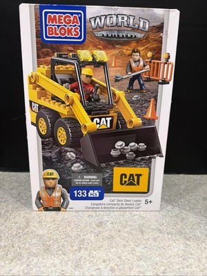 CATERPILLAR SKID LOADER SET CAT NEW 2013 MEGA BLOKS 97801 -