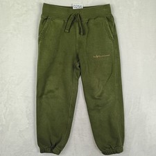 Polo Ralph Lauren Sweatpants Boys 5 Green Fleece Joggers Gorpcore Military Work