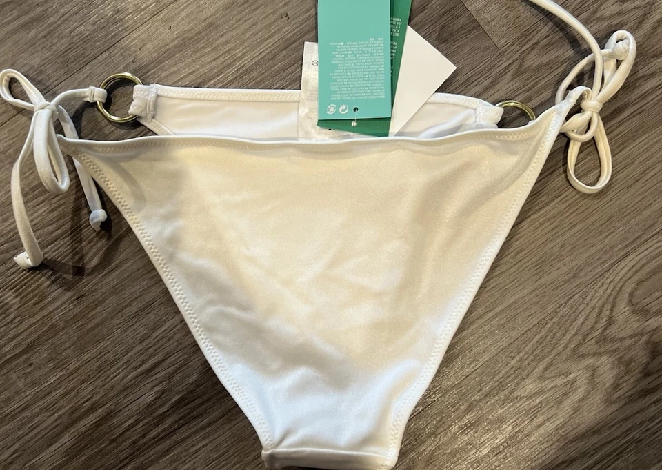 H&M White Bikini Swim Bottoms Women’s Size 6. NWT - Image 3 of 3