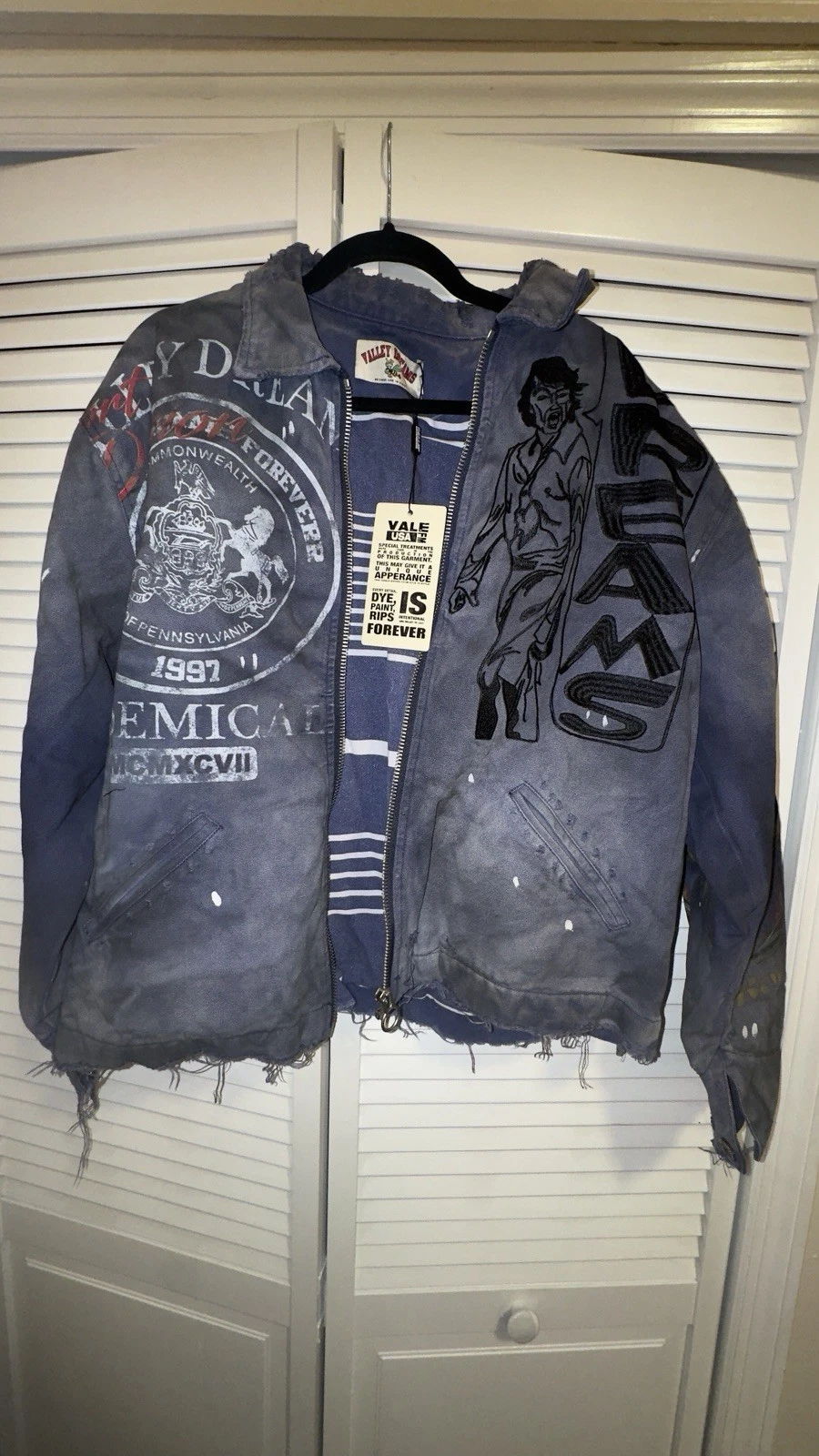 Valley Forever Jacket DESTRUCTION WORK JACKET [INDIGO! image 10
