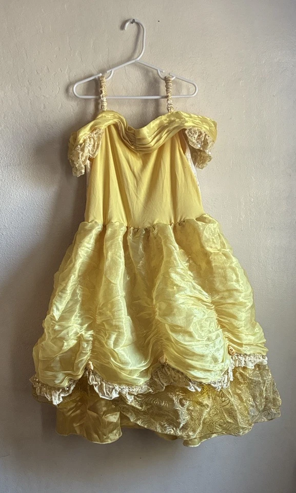 Vestido La Bella y la Bestia A Belle Disney Park Au Auténtico Original Talla L Foto 3 de 4