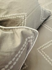 Crane  Canopy KING   Cotton Sateen Duvet Cover  2 Euro Shams Set Orig 180