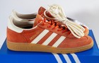 Rare Adidas Handball Spezial trainers Uk 8,  EU 42 - Red / Orange & Cream BNWT