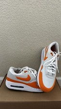 Nike Air Max 1 White Orange Unisex Golf Shoe