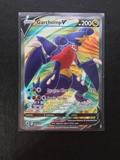 Pokémon Garchomp v TCG Full Art Holo Card Sword & Shield Astral Radiance 178/189