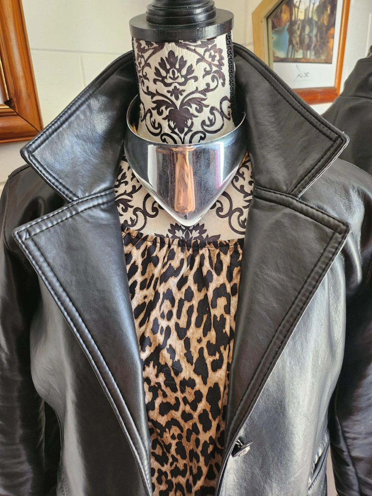 Versace — ☆ -70% SALE! GIANNI VERSACE COUTURE Vintage Medusa Trench Coat Lamb Leather Look