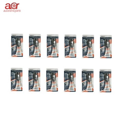 12 High-Temp Grey RTV Silicone Gasket Maker Instant Sealant fit AUTO，3oz