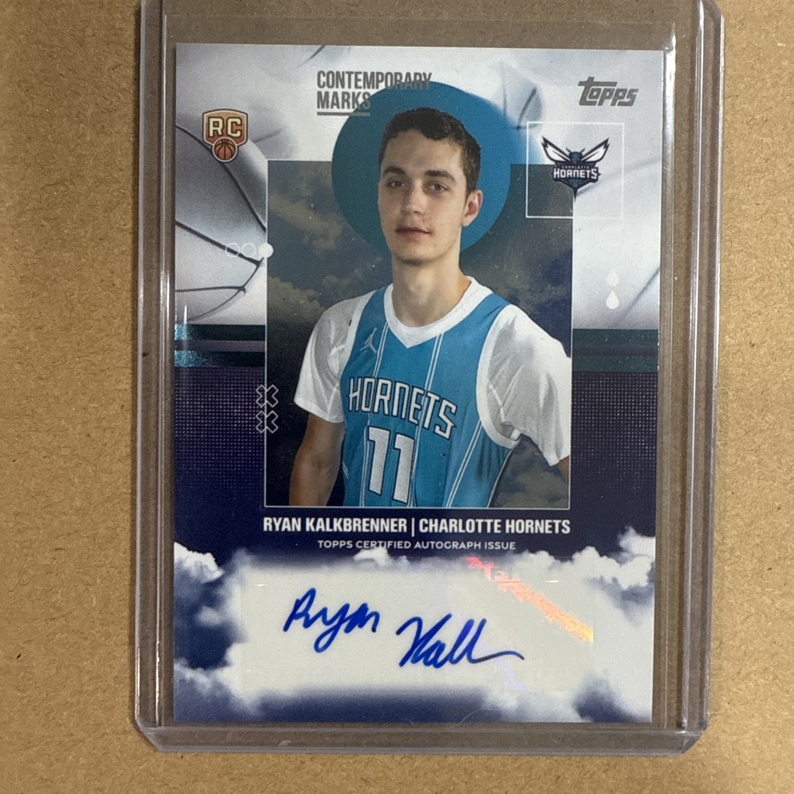 2025-2026 Topps NBA Ryan Kalkbrenner RC Contemporary Marks Autograph