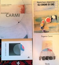EUGENIO CARMI Lotto di cataloghi no Del Pezzo Nespolo Raciti Ranucci Pozzati