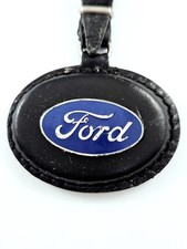 Portachiavi - Ford 1960s - Metallo & Pelle Originale Vintage - Garage Belfort