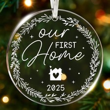 New Home Ornament 2025 - Perfect Housewarming Gift for Couples, Ideal House Warm