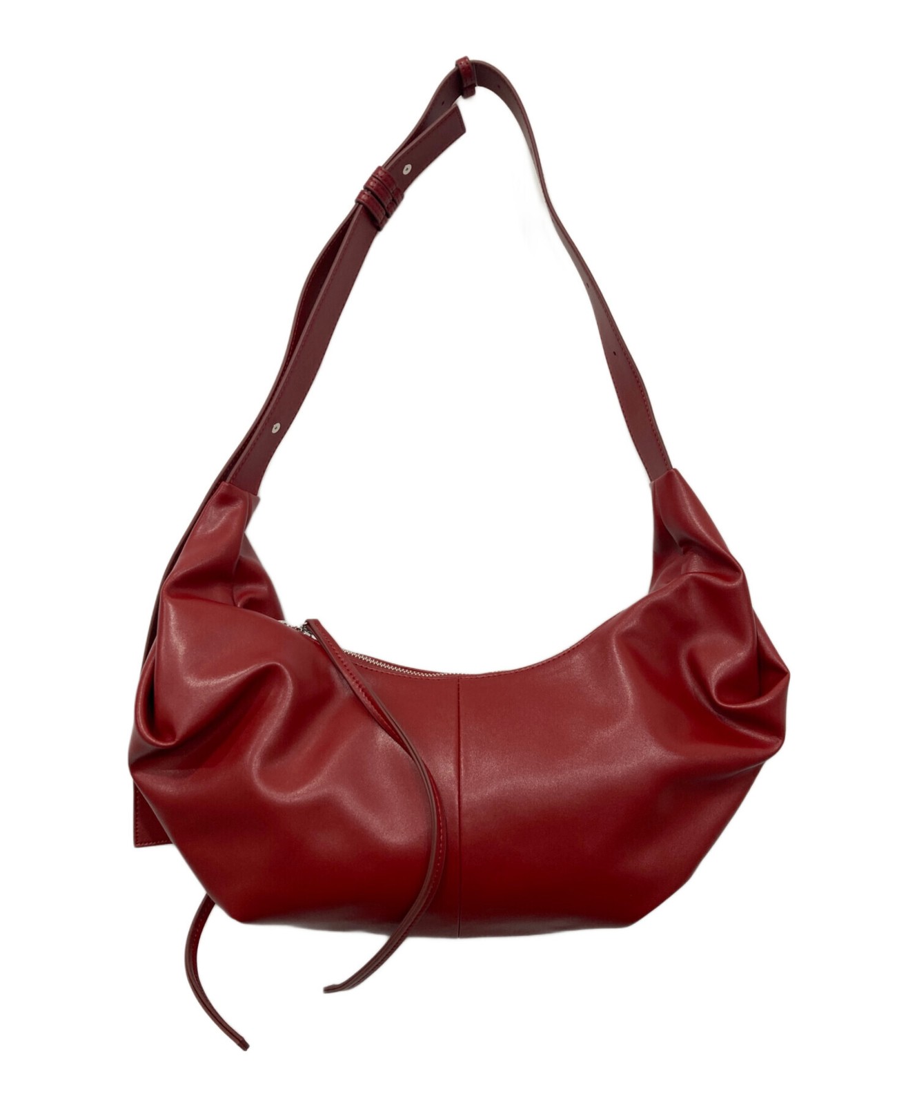 Ameri UND 2WAY CONSTRUCTIVE LEATHER BAG  Red - image 1