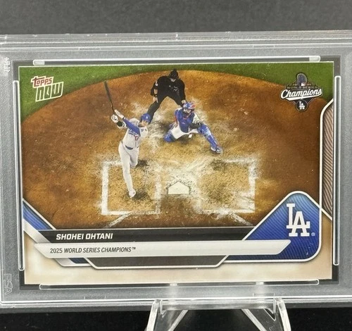 2025 Topps Now Shohei Ohtani World Series Champions Dodgers SSP #WS-1SSP PSA 9