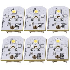 Refrigerator LED Light Replacement 6PCS WR55X11132 WR55X25754 White