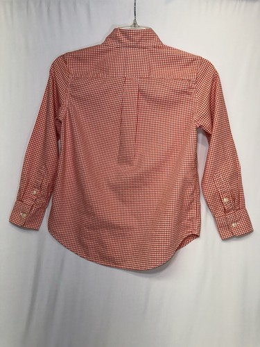Ralph Lauren Boys Size S(8) Button Down Shirt Long Sleeve Cotton Logo - Picture 4 of 8