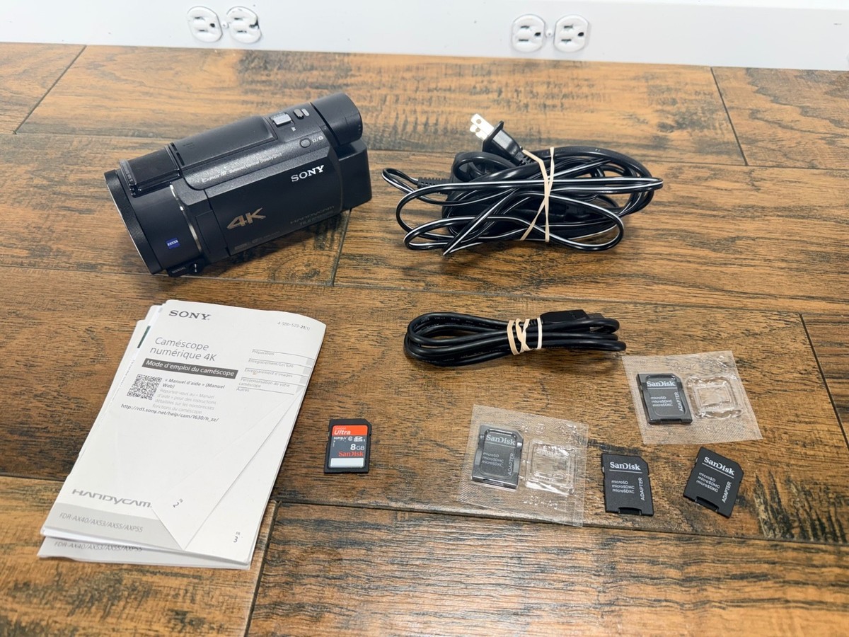 Sony FDR-AX53 4K Ultra HD Handycam Camcorder for sale online | eBay