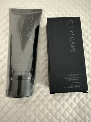 Mary Kay Men's Cityscape Cologne Spray 2.0 oz & Hair and Body Wash 6.5 oz  New