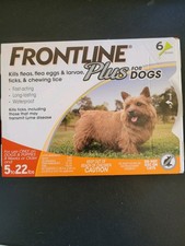 FRONTLINE Plus for 5 to 22 Pounds Dogs - 6 Doses