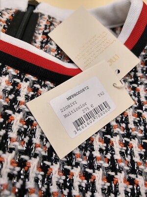 Robe Maje Noire Et Blanche Taille 42 - Style Pull - Neuf Avec étiquettes