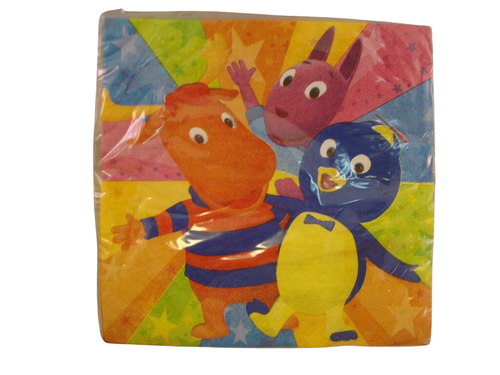 BACKYARDIGANS LUNCHEON NAPKINS 16 Pk - LOT OF 2 PACKAGES -- PARTY SUPPLIES - Picture 2 of 3