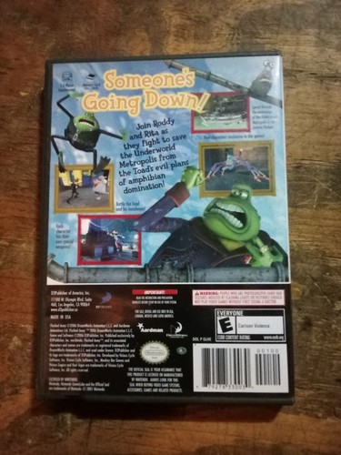 Flushed Away (Nintendo GameCube, 2006) Complete CIB w/ Manual Testing & Working - Picture 2 of 4