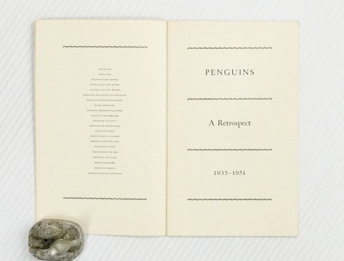 Penguins A Retrospect 1935 - 1951 Penguin Book History - Picture 2 of 3