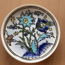 Wandteller Porzellan  mit Aufhänger Handgemalt  Made In Türkei