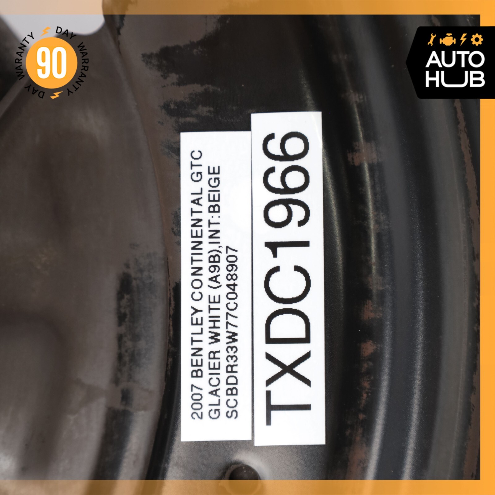 07-11 Bentley Continental GTC Rear Right Side Spindle Knuckle Hub OEM 60k