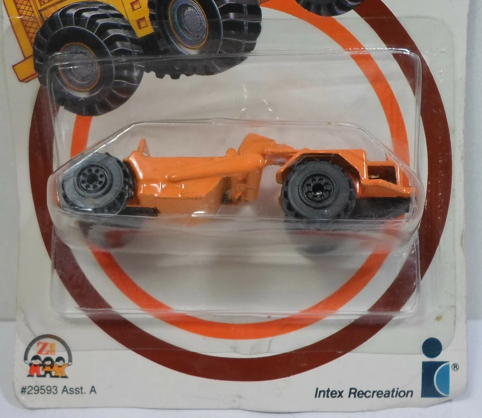 ZYLMEX VTG 1989 MINI MACKS SCRAPER 3'' DIE CAST TOY CAR MOSC - Image 3 of 4